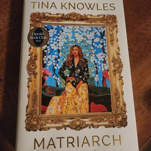 Beyonce Other - Tina Knowles Matriarch Hardcover Journal – White & Gold with Multicolor Portrait